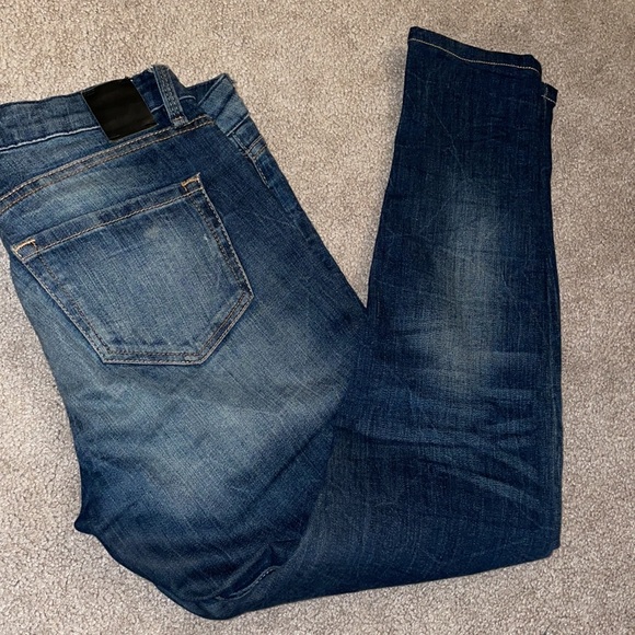 ZARA trafaluc jeans the rebel skinny fit pants jeans denim 6 iso - Picture 14 of 15